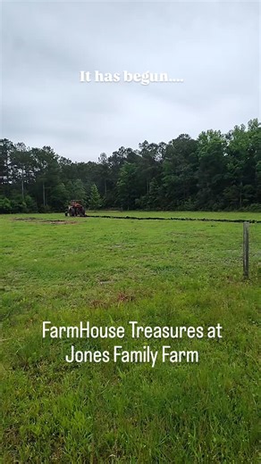 It has begun!! Hay planting time!! 🚜 Sorry about the filming and shaking!! 😂 #farming #farmlife #farminghay | Jones Family Farm