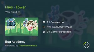 Flies - Tower achievement in Bug Academy