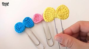 50K views · 1.9K reactions | ¿Quieres aprender a tejer crochet? Comienza con proyectos pequeños como este bello marcador de libros 臨 | HandworkDiy | Facebook
