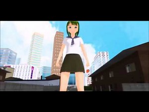 MMD Giantess Growth: Raquel's Fun (First person)