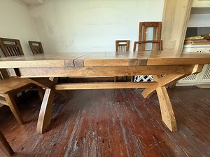 [Hot Item] Dalian QC Solid Wood Table, Oval/Irregular, Healthy Kitchen and Lab