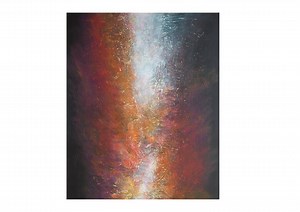 Tableau original abstrait multicolore, rouge orange blanc violet, texturé moderne, contemporain sombre lumineux, cadeau mari lui - Etsy France