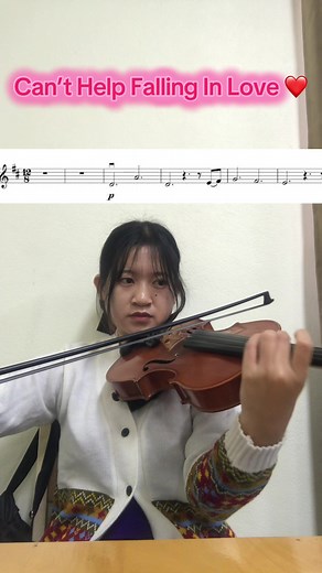 Can't Help Falling In Love - Violin Performance