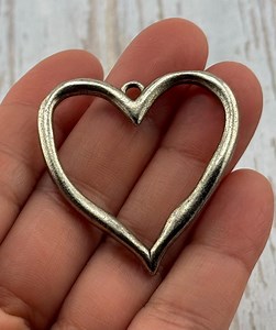 Large Open Heart Pendant,antiqued Pewter,diy Jewelry Making Supplies,boho Charms Findings Components,wholesale Supplies,charms by Tuller - Etsy Canada