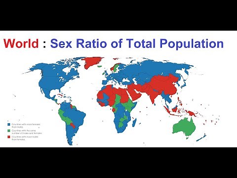 Human Sex Ratio of Total Population