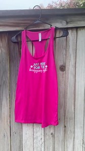 Hot Pink Racerback Tank Top: Bragging Rights Workout Shirt - Etsy UK