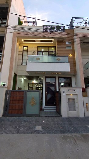 Advance Quality New Fully Furnished ultra super Luxury SHREE LAXMI VILLA Call 76900-30225 for booking and visit. *118 sq yrd (20×55) north facing rate (1.35. cr) 🍁 ATTRACTIONS Of SHREE LAXMI HOMES ●3AC,2LED ,(Panasonic ,Dakin) ●Dressing Room in Each(4) bedroom ●LCD Furniture in all Rooms & Drawing Room ● L Shape Modern Sofa Set(7 sittings) ●Designer Wooden Doors & Jainson locks in each Doors ●Complete False Ceiling with LED Lights ●Full Modular Kitchen Both Side pentry unit Platform (with hydro