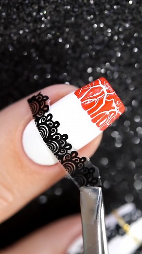27K views · 683 reactions | Elegant lace inspired manicure  #nails #nailart #nailtutorial | Sveta Sanders | Facebook