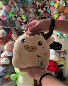 Highland Cow Stuffed Animal - 9" Cute Cow Plush Highland Cow Stuffed Animals Pillow Highland Cow Plushies Toy Soft Cow Plush Birthday Gift Kids Cow Stuffed Animals Plush Collection (Angus)