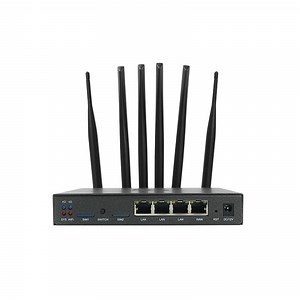 [Hot Item] Wi-Fi6 3000Mbps 5g CPE with External Antenna, 5g Router with SIM Card Slot, 128 End Users
