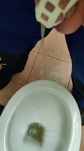 Sissy slut at work wants to pee like a boy, and she has epic fails.