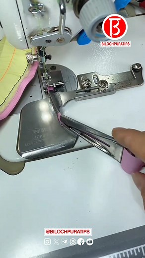 3.8K views · 33 reactions | Sewing Tools And Tutorial New adjustable edge pull tube No need to replace needle plate teeth Episode 699 Follow My Page Facebook : Bilochpuratips Official . . . . . . #bilochpuratips #bilochpuratipsofficial #sewing #sewingtips #reels . | Bilochpuratips Official | Facebook
