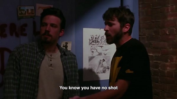 Chasing Amy stars Ben Affleck and Joey Lauren Adams