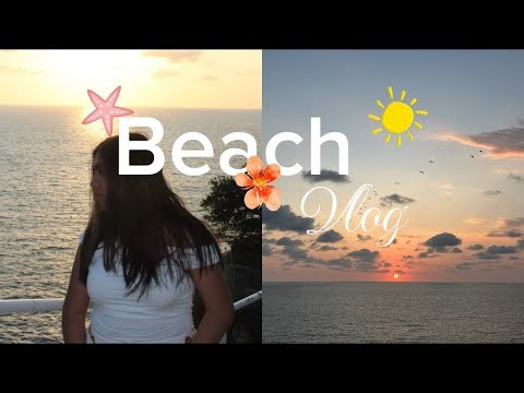 my trip in the beach, atardeceres y mucha comida 🌊🐠🐚