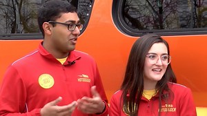 DRIVING A WIENERMOBILE AND GETTING PAID: the Oscar Meyer Company is looking for drivers to fill these seats, and take the iconic vehicle to promotions across the country. To be hired, drivers have to finish a special school called "Hot Dog High." | WMTV 15 News
