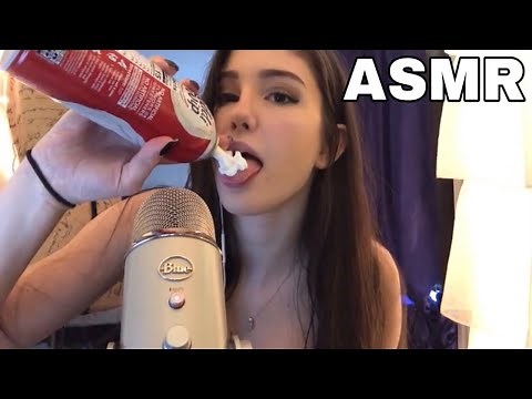ASMR | Whipped Cream Eating