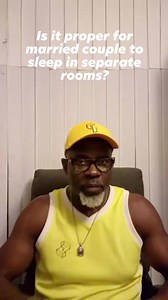 Is it proper for married couple to sleep in separate rooms? #OCCOMEDY #fbreels #reelsvideo #couplegoals #entertainment #relatable | OCComedy