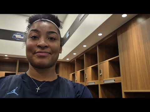 #UNC locker room interviews with Nyla Harris, Ciera Toomey, Elina Aarnisalo and Nyla Brooks