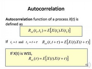 Properties of Autocorrelation and Autocovariance