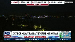 Kona low drenches Hawaii with heavy rain and snow for higher elevations