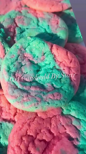 Cotton Candy Sugar Cookies 🩵🩷••••#cottoncandy #sugarcookies #foodporn #sweet #treats #selftaught #northcarolina #tasty #delish #decadent #bestdessert #creative #unthinkable #greatreviews #explorepage #fyp | Get Candiedd By Starr