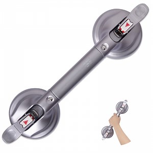 [Hot Item] Shower Handles, Portable Grab Bars for Bathroom for Elderly, Safety Suction Cups Grab Bars for Shower, Balance Assit Hand Rail Support