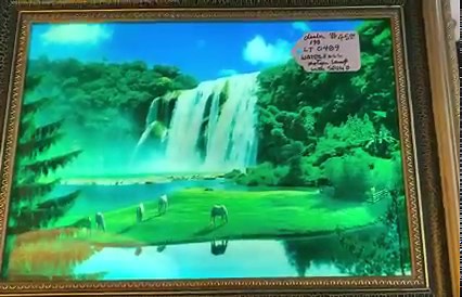 Waterfall motion picture with sound! Beautiful. #motiongraphics #motionpicture #motionlampcollector | Grand Antique Mall