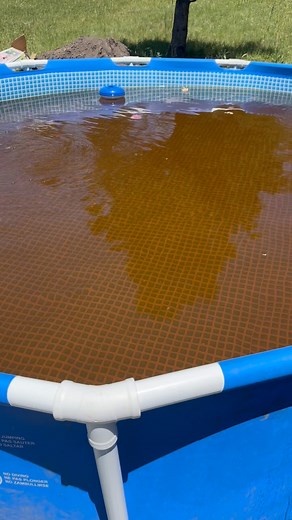 Do you have well water? Did your swimming pool turn brown after adding chlorine? We learned that the nasty rust color is caused by iron reacting with chlorine — but, there’s an easy fix! I’ll explain to you a simple DIY method to clear up brown pool water using a bucket and polyester fiberfill (poly fill). By diverting your pool pump return line into a bucket filled with this material, you’ll create a low-cost filter that traps the iron and clears up your pool fast. ✅ No expensive equipment ✅ No