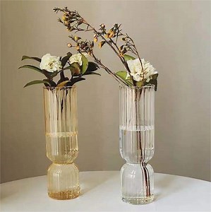[Hot Item] Factory Wholesale High Quality Crystal Modern Home Decor Glass Flower Vases