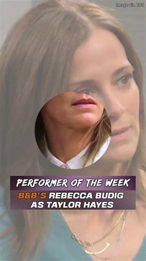 B&B Performer of the Week: Rebecca Budig as Taylor Hayes #shorts #soap #daytimetv