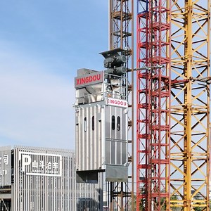 [Hot Item] EU En 12015 Compliant 10m Industrial Hoist Construction-Specific Shaft Elevator Lift