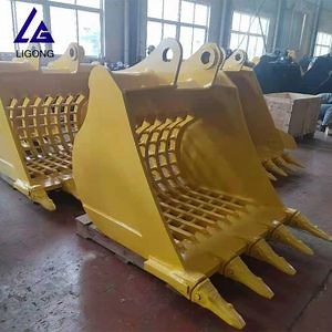 [Hot Item] OEM Excavator Skeleton Bucket 100*100 mm Diameter Sieve Bucket