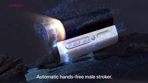 LOVENSE Solace Pro Automatic Male Masturbators, App Remote Control Pocket Pussy Thrusting Blowjob Sex Toys - Machines & Devices for Men Pleasure Adjustable Male Stroker with Immersive AI/VR Experience
