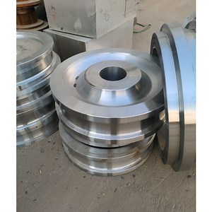 [Hot Item] Customized Flange Overhead Crane Wheel and Gantry Forging Steel Crane Wheel for Trolley