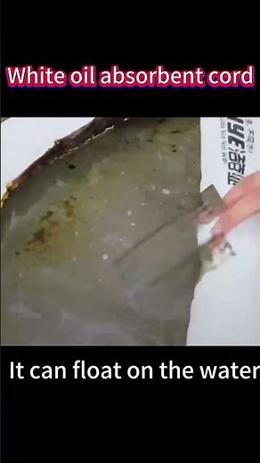 oil absorbent socks for marine oil pollution cleaning #marinepollution #oilabsorbentpad
