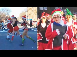 Santas Around the World Celebrate Giving to Charity