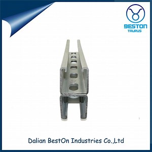 [Hot Item] 1-5/8"X3-1/4" HDG Unistrut C Channel Back to Back Galvanized Steel Double U Channel
