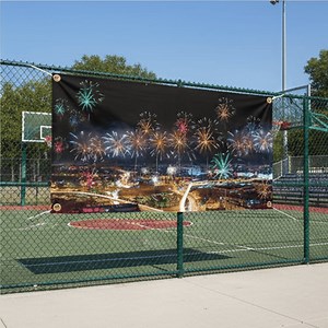 [Hot Item] Custom Polyester Fabric Flag Outdoor Advertising Banners