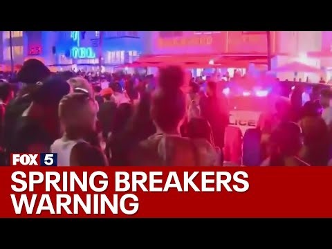 Florida says rowdy spring breakers will pay the price | FOX 5 News