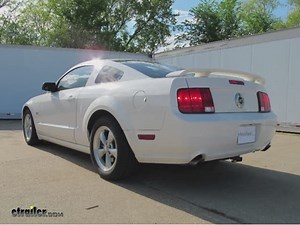 Trailer Hitch Installation - 2008 Ford Mustang - Hidden Hitch