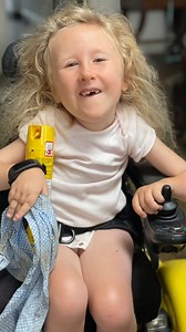 🧹🧼✨ Annabelle and her sibling did an excellent job cleaning their house together. With the help of her yellow Koala powerchair, Annabelle pushes the vacuum forward with ease. 💪 🎥: https://www.instagram.com/living_with_a_smart_girl/ #Permobil #InnovatingForIndividuals #Koala | Permobil