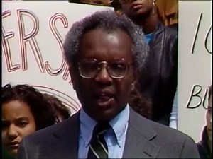 In 1990, Harvard Law School had 65 tenured and tenure-track professors. 55 were white men; none were women of color. In front of a student crowd that included Barack Obama, Prof. Derrick Bell threatened to leave the school until it granted tenure to a female Black professor. Video courtesy of the American Archive of Public Broadcasting: bit.ly/3km0FN9 | GBH