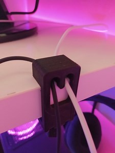 Desk Cable Clip #3DThursday #3DPrinting