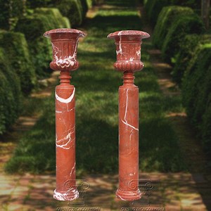 [Hot Item] Hand Carved Garden; Marble Planter Flower Pot, Urn