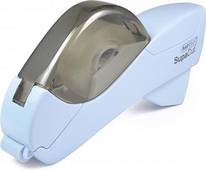 Rapesco SupaCut Plakband dispenser - Blauw, 2 rollen plakband | bol