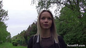 German Scout - Skinny Tattoo Teen Monika Seduce to Fuck Hard