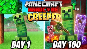I Survived 100 DAYS as a CREEPER POKEMON in HARDCORE Minecraft! #TOMO #new #videos #minecraft #satisfying #gaming | Tomo Gaming
