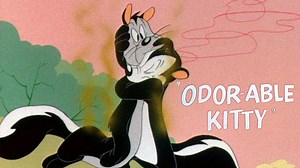 🦨 'Pepé Le Pew' makes his debut in 'Odor-able Kitty''. Saturday 06 January 1945 Pepé, an anthropomorphic French skunk, was, bless him, continuously in search of romance, but his scent, overly persistent manner and cheerful self-delusion, only served to inhibit his efforts. In 2021, 'Pepé Le Pew' was affectively cancelled from popular culture after it was deemed that he normalised rape culture - a rather serious accusation for an animated skunk, don't you think??? | Bernie Briffa