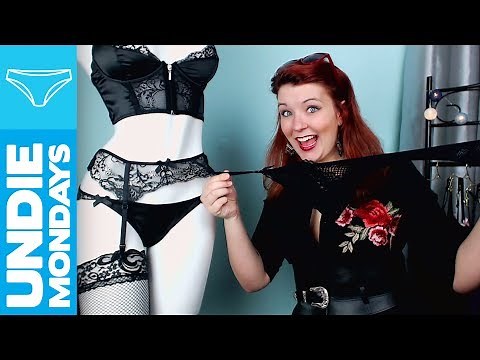 How to Attach Stockings to Suspenders | Garter Straps | Undie Mondays