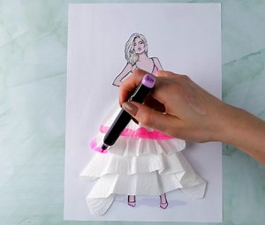 Crafting Cuties: Napkin Fashion Show! | FoodGasmic